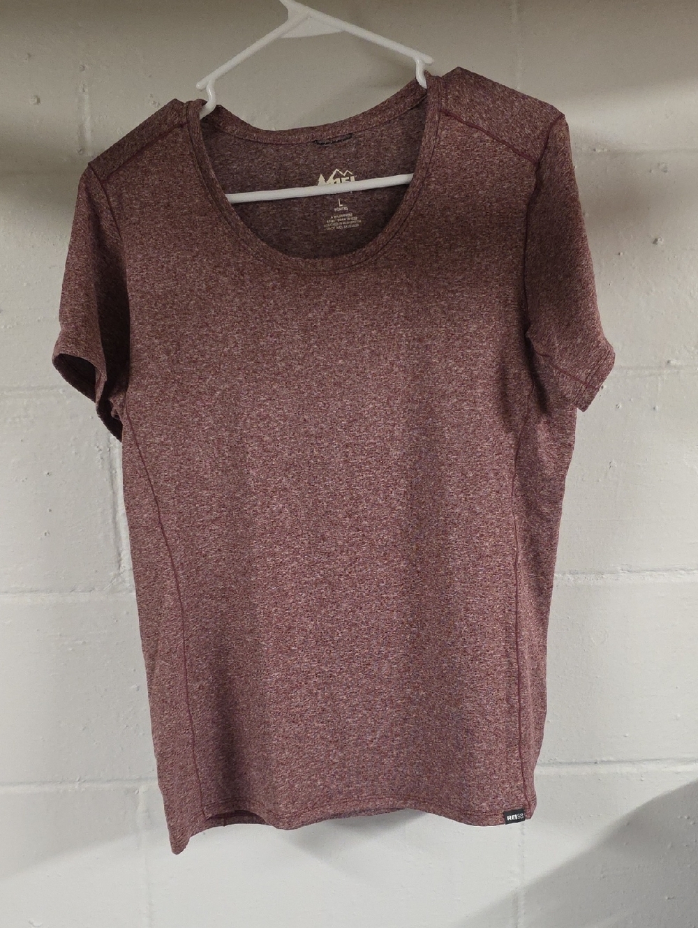 REI Women's Short Sleeve Tee - Maroon Heather